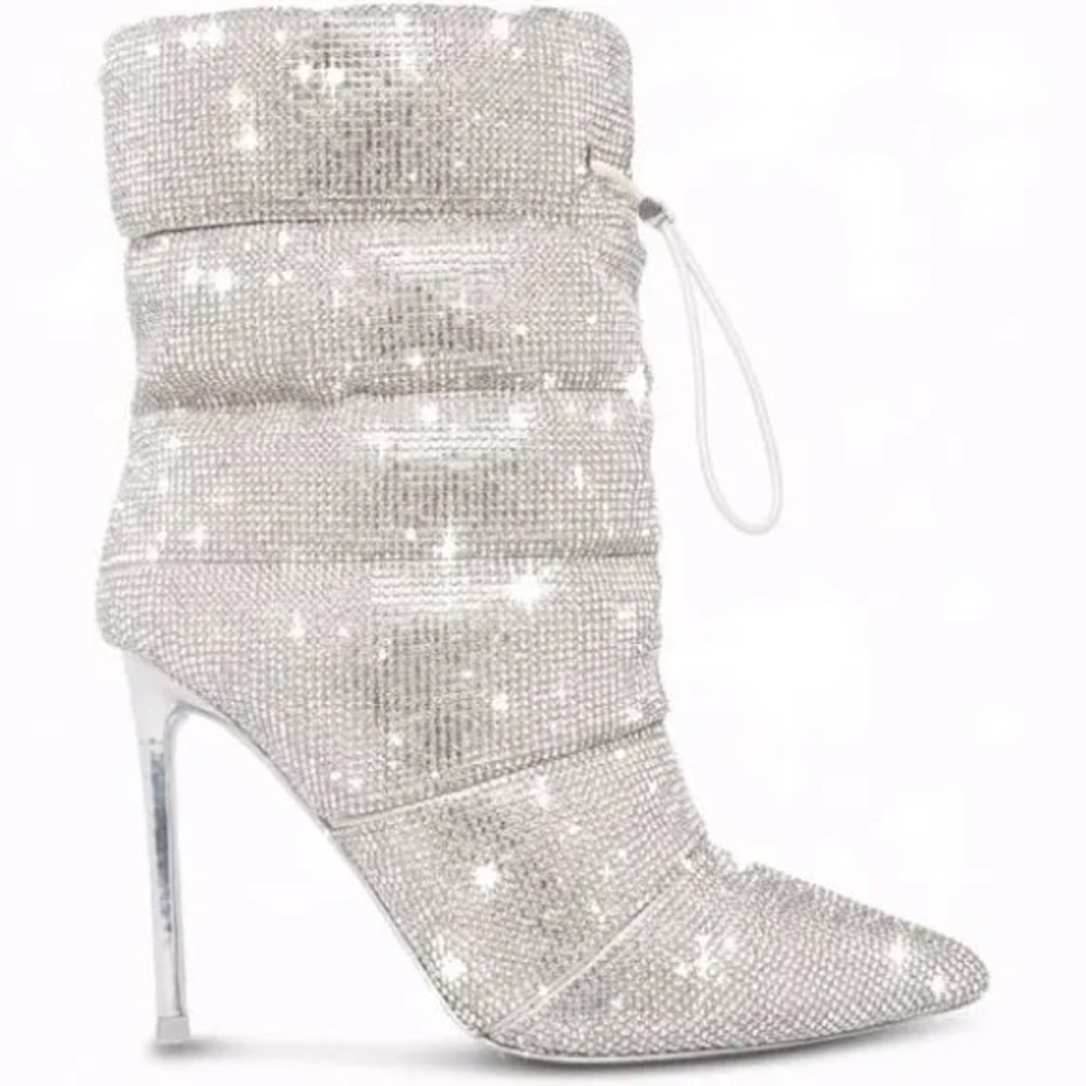 Steve Madden Cloak-r Rhinestones Booties